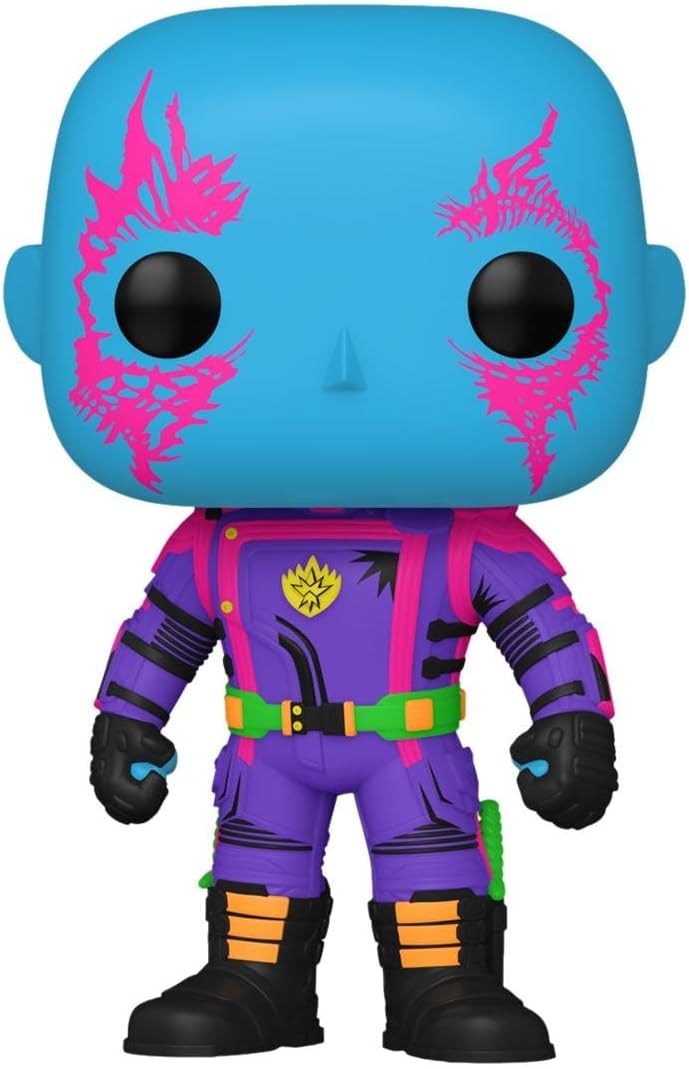 Funko Pop!&Tee: Guardians of The Galaxy - Drax - Medium - Hot Christmas - T-Shirt - Clothes with Collectable Vinyl Figure - Gift Idea - Toys and Short Sleeve Top for Adults Unisex Men and Women