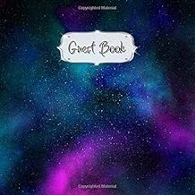 Guest Book: Galaxy Sign In, Wishes, Messages, and Comments | Includes Gift Log | #11