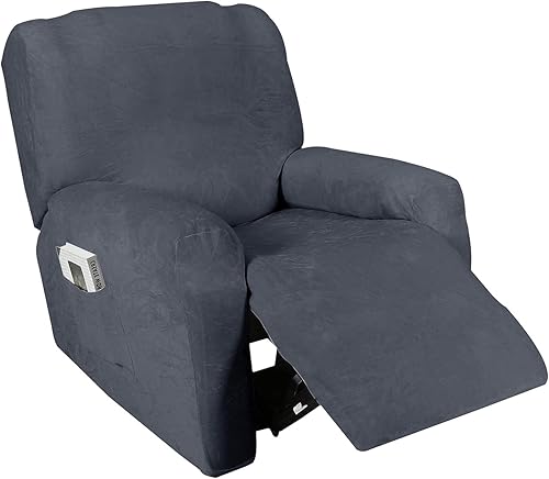 Golden Linens - Juego de 2 fundas de tela de terciopelo elástica en 4 direcciones de ajustefundas, funda de sofá y sofá biplaza, protector de Golden Linens - Juego de 2 fundas de tela de terciopelo elástica en 4 direcciones de ajustefundas, funda de sofá y sofá biplaza, protector de