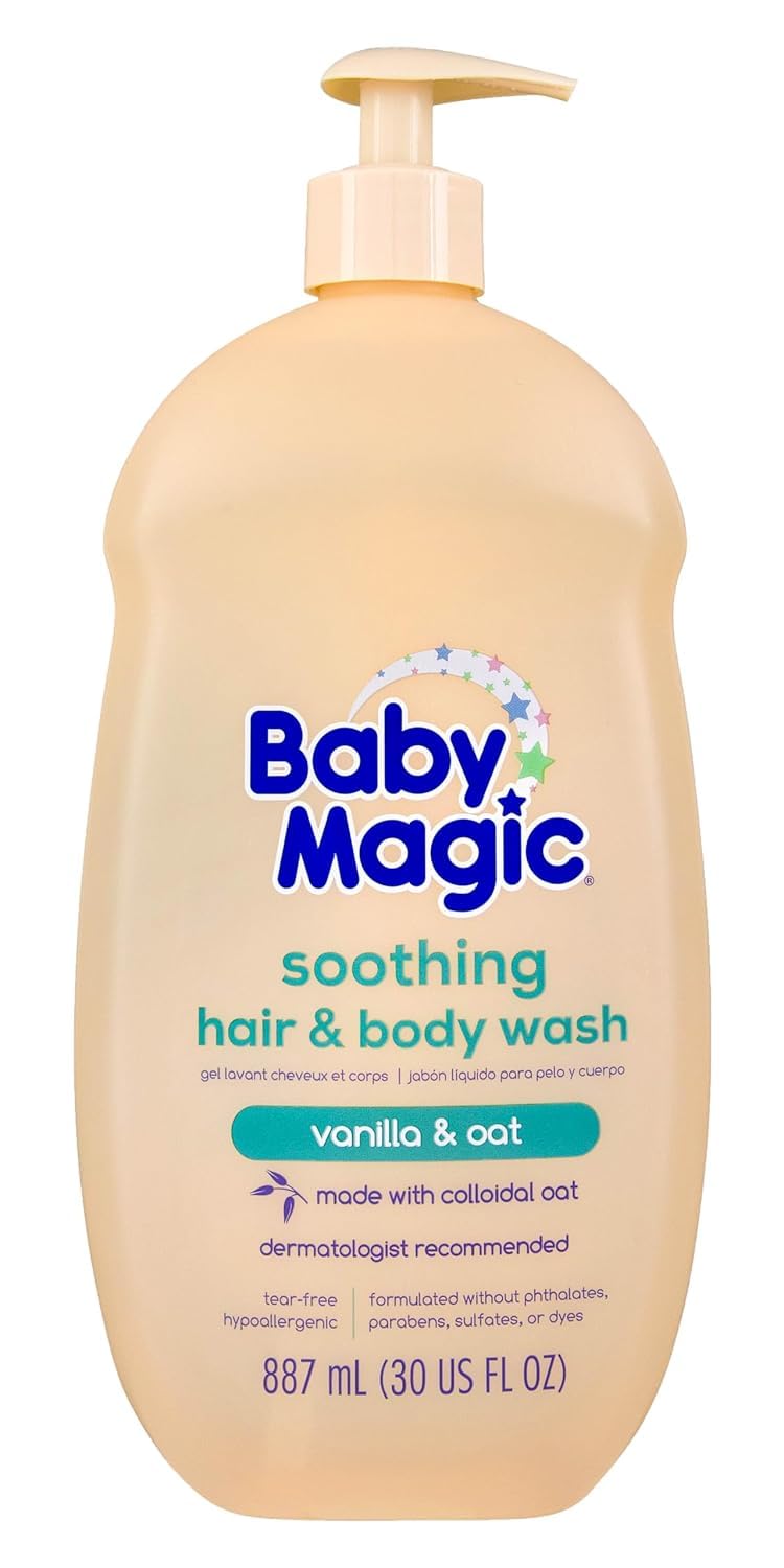 Amazon.com: Baby Magic Soothing Hair & Body Wash, Vanilla & Oat
