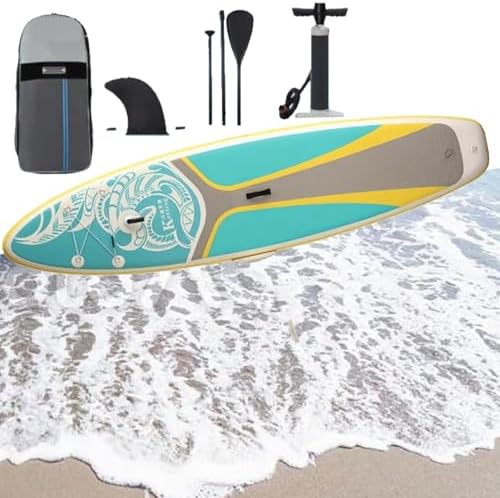 Menglanchang 2-in-1 Inflatable Paddleboard with Pump & 500W Electric Scooter - 3.15m Anti-Slip Yoga Deck for Youth & Adults - Ultimate Water Fun Experience!