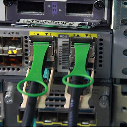 Image of 10Gtek 40G QSFP+ to 4xSFP+ Breakout DAC - 40GBASE-CR4 Passive Direct Attach Copper Twinax QSFP to SFP Cable for Juniper QFX-QSFP-DACBO-5M Devices, 5-Meter(6.5ft)