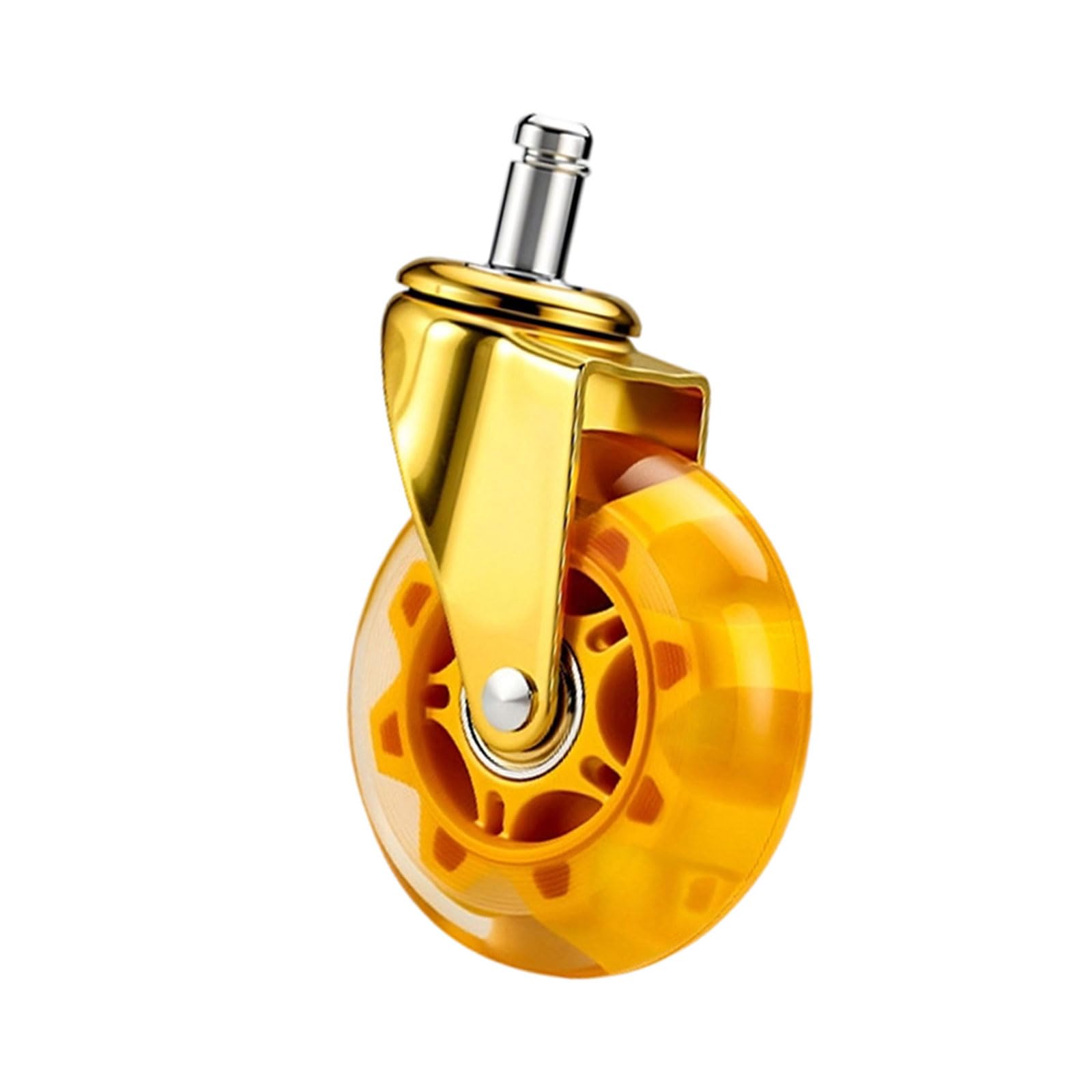 Rgybao Golden Single Strong Twist Casters With Noise Reductions & 360 Degree Rotation Modern Furniture Casters For Work Area Chairs & Sofas Work Area Chair