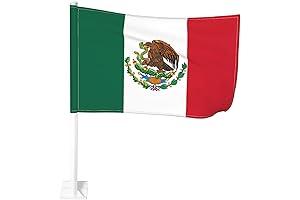 Mexico Flag Car Window Clip Flag