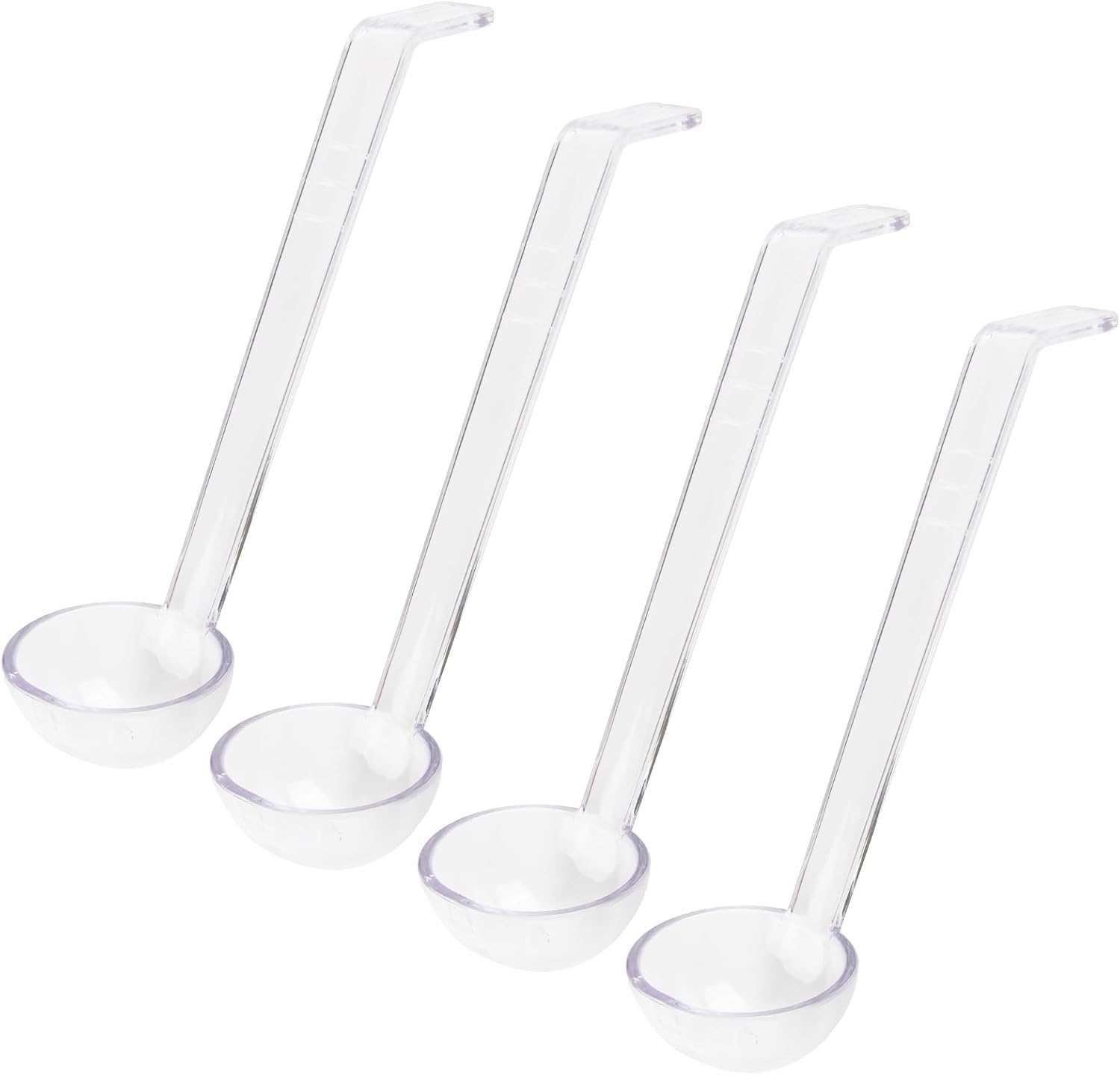 1oz Clear Small Ladles for Serving Sauce, 8.27 In Long Small Ladle Plastic
