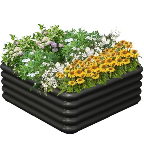Tigerden 3.0x3.0x1.0ft Raised Garden Bed Kit for...