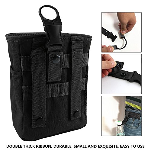 Bolsa de tiza para escalada, gimnasia y levantamiento con bolsillos 7