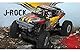 JAMARA 410113 - J-Rock Crawler 1:10 4WD Li-Ion - gesperrte und vom Chassis entkoppelte Achsen, gefedertes Fahrwerk, Spur einstellbar, 2 Antriebsmotoren, Gummibereifung, Extreme Verschränkungsfähigkeit