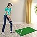 Portable Golf Hitting Mat Swing Training Pad for Home Office Practice Mat Tee for Beginners and Advanced Players