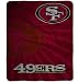 NFL San Francisco 49Ers Strobe Sherpa Throw Blanket, 50x60-Inch