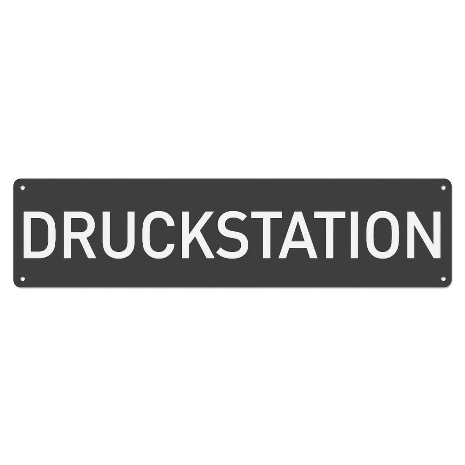 Metal Tin Sign Druckstation Printing Service Available