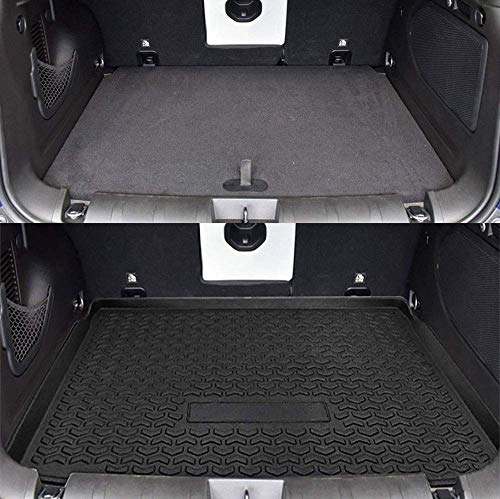 Kaungka Cargo Liner Rear Cargo Tray Trunk Floor Mat 2018 2019 Waterproof Protector Replacement For 2015 2016 2017 Jeep Renegade #TOP3