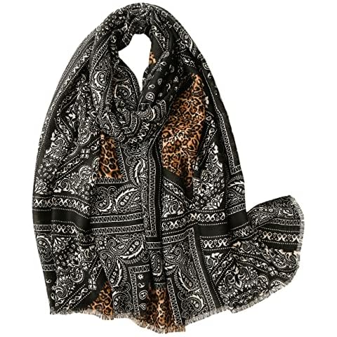 FAIRYGATE Schal Damen Tuch Halstuch aus Viskose und Baumwolle Cover