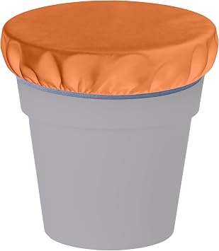 2-5 Gallon Horse Bucket Cover, Waterproof Horse Feed Bucket Cover, Lightweight and Easy to Use Excluding Bucket, Orange