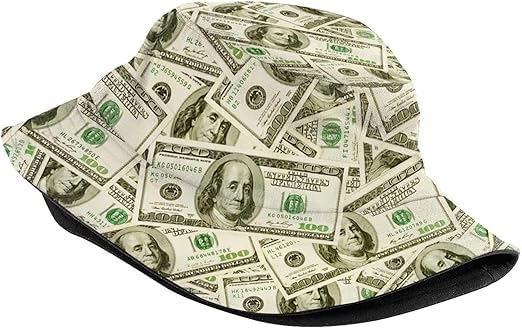 Image of American Flag Stars Bucket Hat Summer Travel Beach Sun Hats Outdoor Cap for Women Man