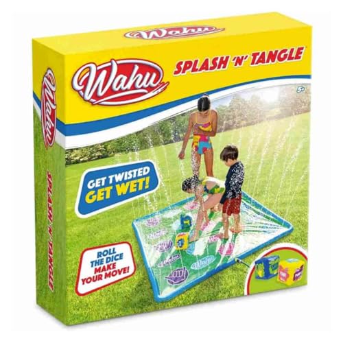 WAHU - Tappeto da Gioco Splash 'N' Tangle, Tira i Dati e Posiziona Mani e Piedi sui Disegni, da 6 anni in su, 923031.006, Multicolore