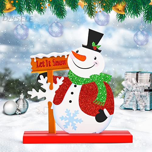 Diyself 3 Pack Christmas Centerpieces For Tables, Christmas Table Decorations Sign For Dining Room, Coffee Shop, Kitchen, Office, Santa Centerpieces For Christmas Party, Decoraciones De Navidad #TOP2