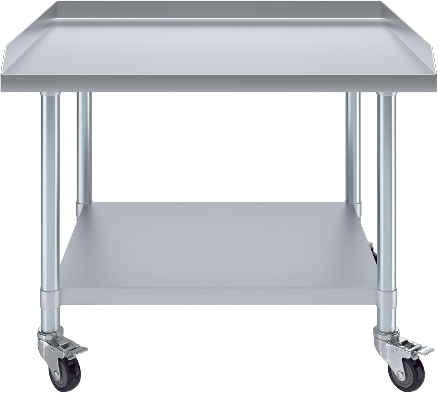 Stainless Steel Rolling Equipment Stand with Wheels (30 x 36)