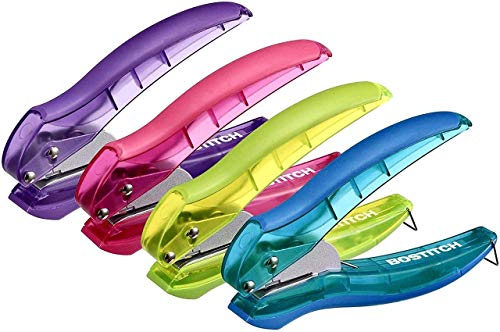PaperPro inLIGHT Reduced Effort One-Hole Punch, One Unit per Package, Assorted Colors, No Color Choice (2401) (1-Pack (Assorted))