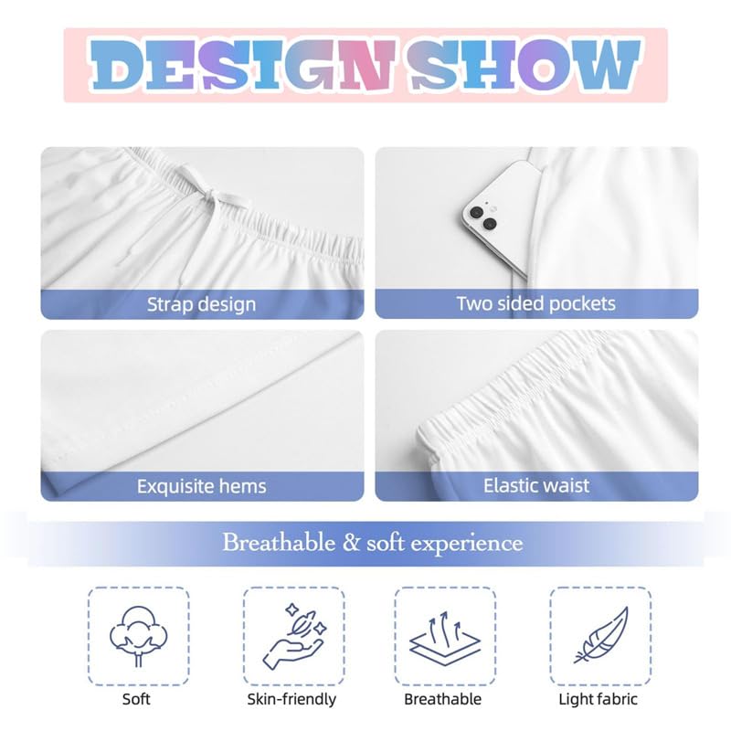 Personalized Pajamas Pants with Photo for Women Man, Custom PJ Pants Valentines, Men PJ Pants with Pockets3