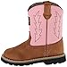 John Deere 1185 Western Boot (Toddler),Tan/Pink,6 M US Toddler