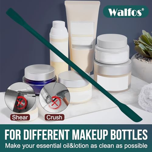 image for Walfos Silicone Spatula Set of 7 - (600°F) High Heat Resistant Dark G