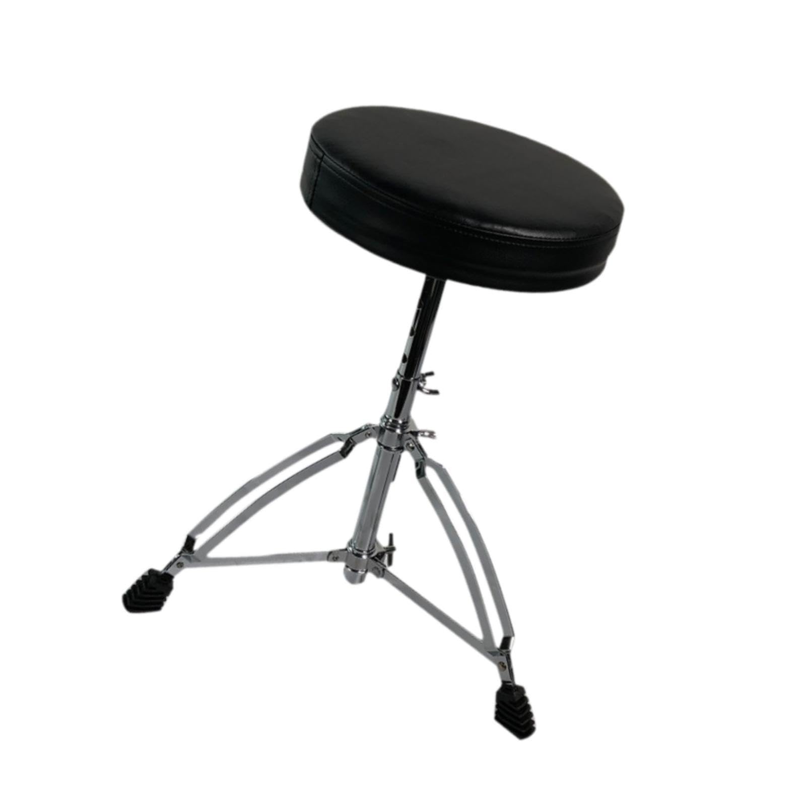 Qianly Taburete de Batería con Asiento de Batería Resistente para Artistas Bateristas de Rendimiento