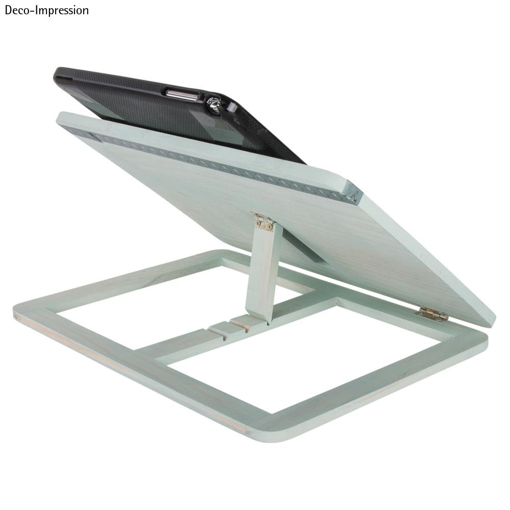 Rayher Leggio da Tavolo Regolabile in Legno Naturale FSC 28x21x3,4 cm per Libri Tablet iPad