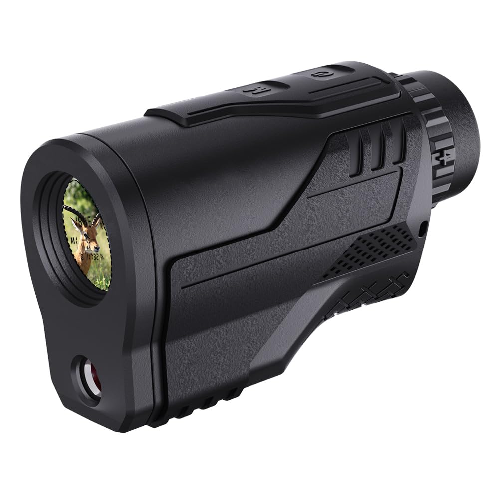 Laser Rangefinder HD Range Finder for Hunting Hunter Shooting 2100 Yards 8X Magnification Rechargeable with HCD/Los Mode Scan Angle Height Measurement