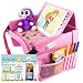 Kids Travel Tray for Toddler Car Seat | Toddler Car Seat Tray Organizer | Large Ipad Holder A Road Trip Essential | Soft Padding, Waterproof, Food & Snack Lap Tray Carseat, Stroller, and High Chair