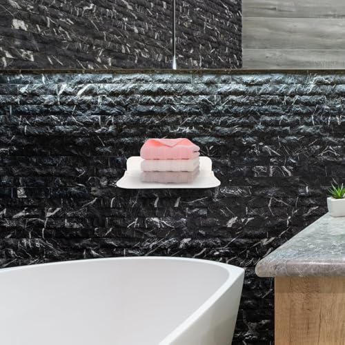 Estante de pared plegable blanco para cocina y hotel de gran capacidad 7