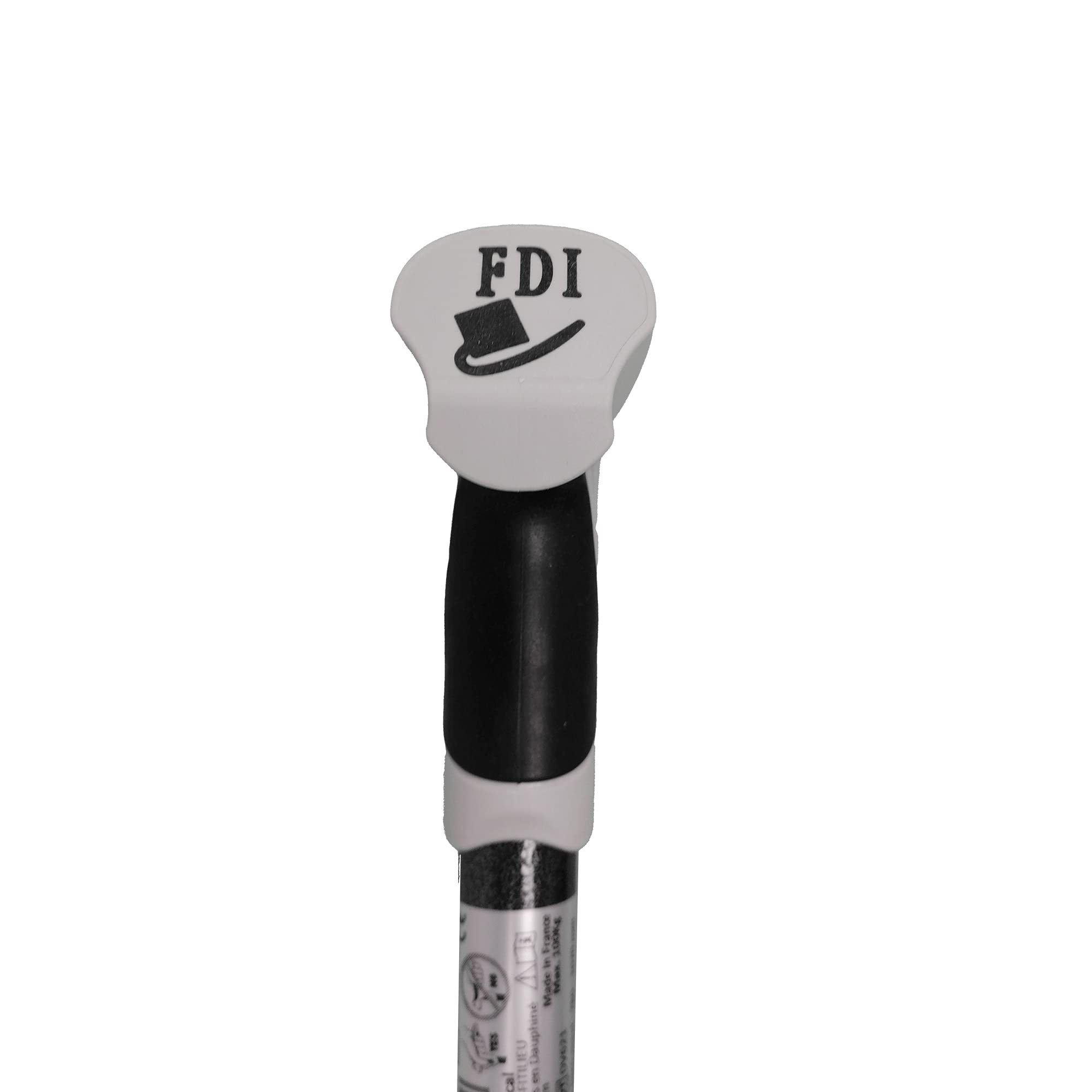 FDI Soft Step Bastón para Mayores de Aluminio Regulable. Bastón de Ancianos para Caminar Antideslizante y Acolchado. Color (Azúl, Blanco, o Negro). Talla única