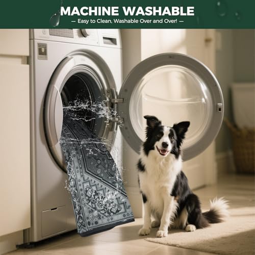 Image of FXW Washable Pee Pads for Dogs, Puppy Pads with Super Absorbent, Specifically Designed for FXW Rollick /Homeplus 32 /40 /45inch 8 Panels Dog Playpen, 71 inch Square, Boho Grey, 1 Packs