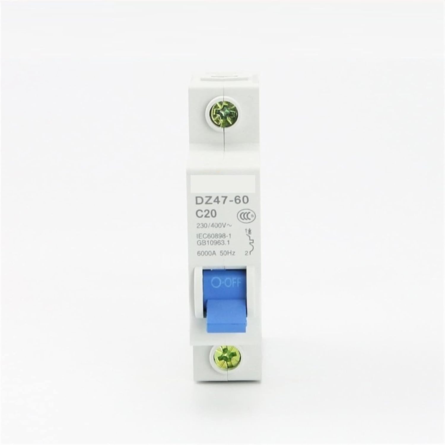 Disyuntor DZ47-60 de 3A para proteger circuitos domésticos interruptor automático de 1 polo
