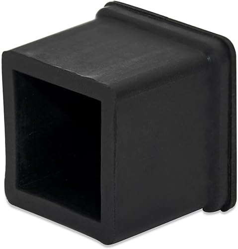 Miniatura 78 de Flyshop 8 tapas para patas de sillas de patio, de PVC, protectores de suelo cuadrados para patas de silla, fundas cuadradas para muebles, 3/4 PVC