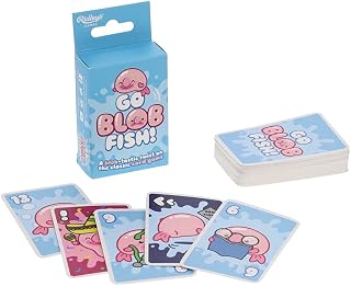 Ridley's Games: Go Blob Fish Card Game | Funny Version of Go-Fish with Bloblfish | Game for 2+ People with 15-Minute Playtime for Ages 6+
