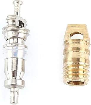 71 Pcs Air Conditioning Valve Core, R22 R410 Valve Core Air Conditioning Line Repair Tools, 10Pcs Value Cores 50Pcs Hose Gaskets 10Pcs Values