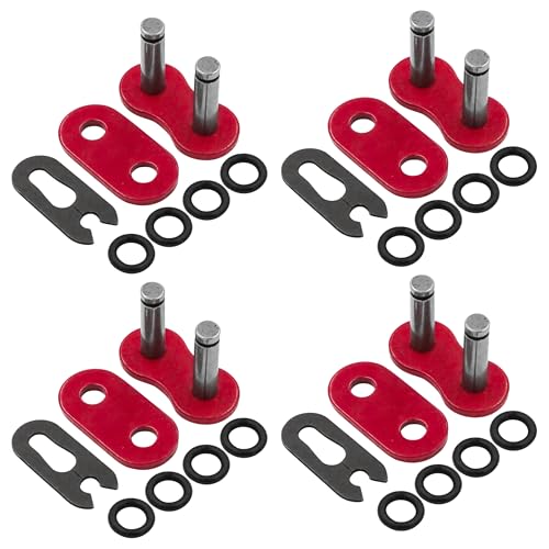Chain Master Link 520 Caltric rouge sans joint pour moto et ATV