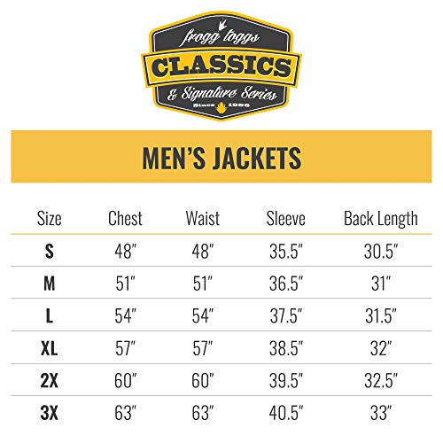 Frogg Toggs Men's Bull Frogg™ Rain Jacket,Stone,Large #TOP4