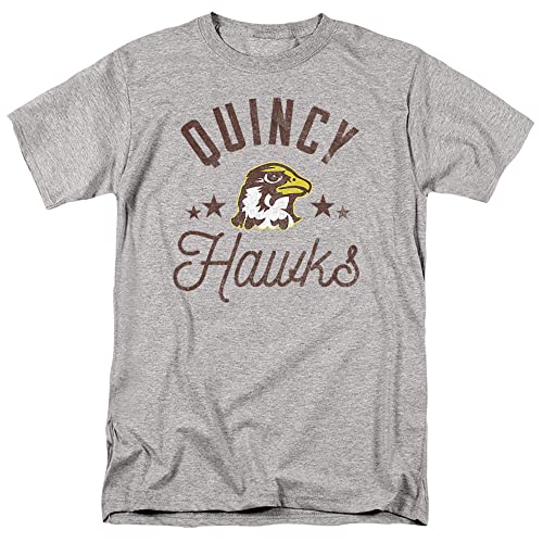 Quincy University Official Hawks Unisex Adult T Shirt,Hawks, X-Large