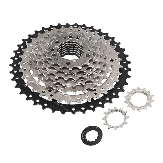 Cassete de Bicicleta, Liga de Alumínio de Rosca Interna Precisa de 9 Velocidades 12-40T para Exterior