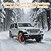 2 Pack Snow Socks for Tires–Anti-Slip Ultimate Grip Fabric with Reflective Strips,Snow Chain Alternative for Safe Winter Driving & Emergency Use,Fits Passenger Vehicles, Cars, SUVs & Pickups (XL)