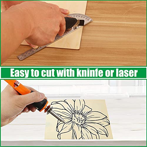 Unfinished Wood, Ailengy 6 X 4 Inch Basswood Sheets 1/16 Thin Plywood Board Basswood Sheets For Crafts, Mini House Building Architectural Model Making, And Diy Project - 25 Pack #TOP3