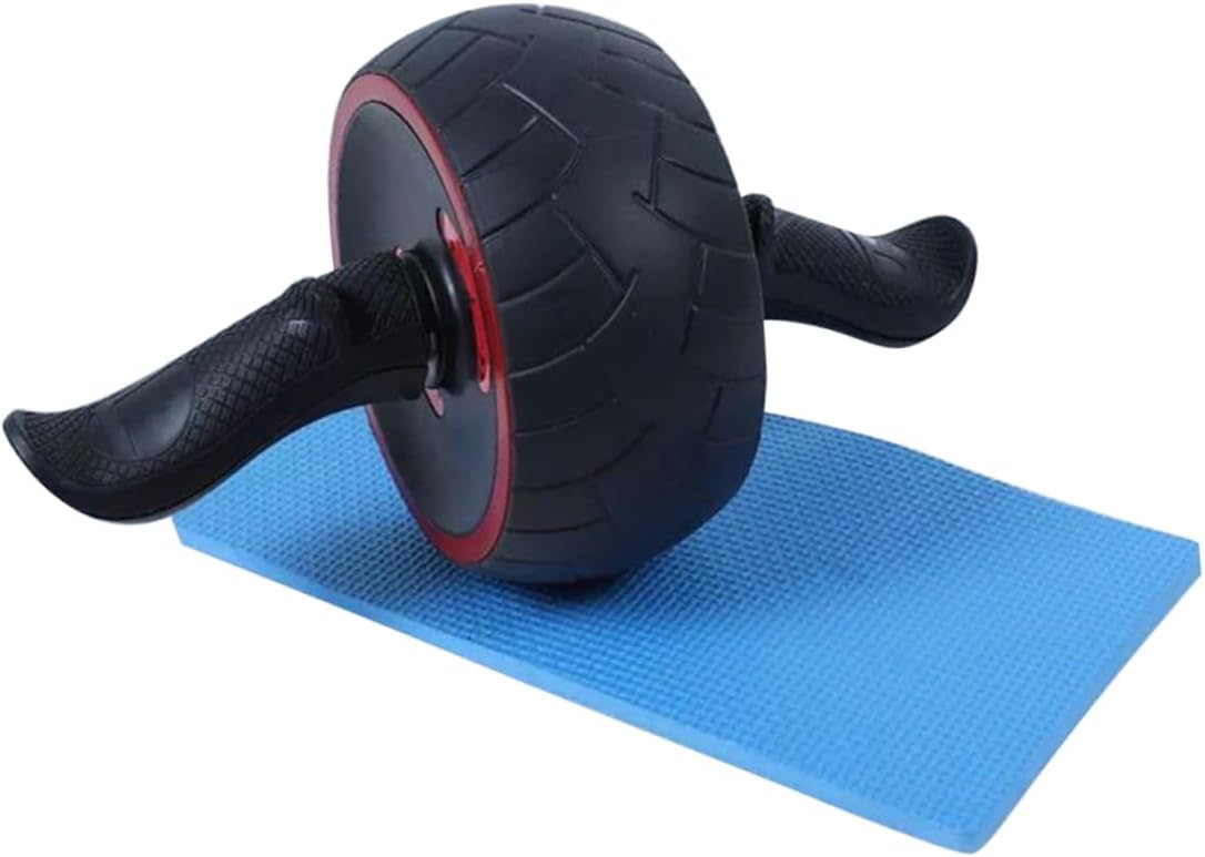 Mipcase Rubber Ab Wheel Roller Home Workout Equipment Abdominal Exercise Trainer Core Knee Mat Fitness Device