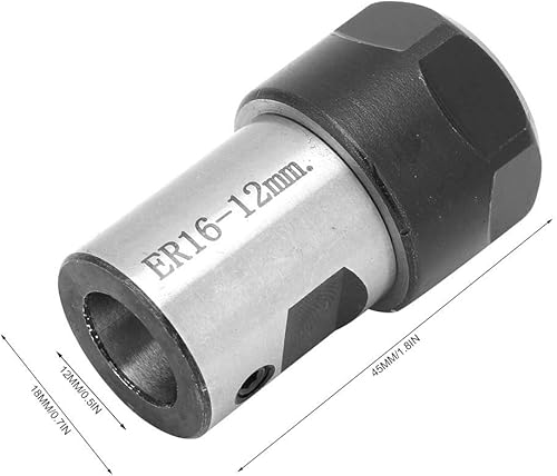 Miniatura 3 de ER16 Motor Eje Extensión Varilla Adaptador Collet Block Chuck Herramienta para fresadora CNC (0.472 in)