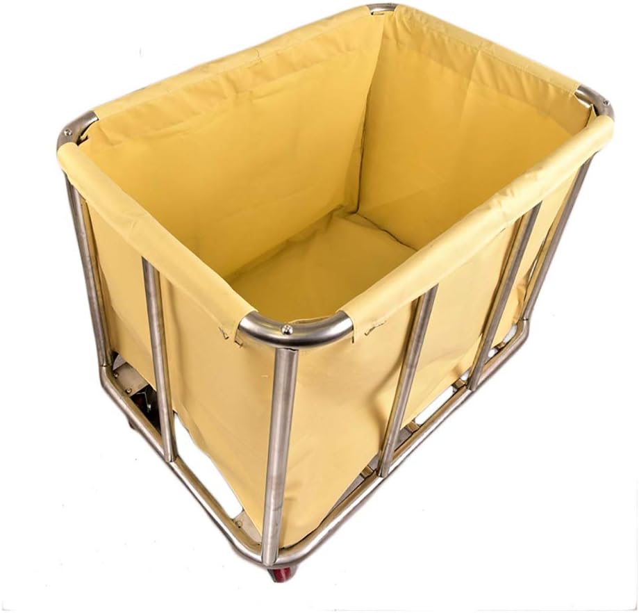 Hand Trucks Cart Trolley Linen, Rolling Laundry Sorter with Removable Washable Bags(Extra Thick)