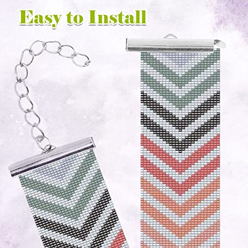 All Size Slider Clasp For Beading Slide Tube Cord Ends With Open Jump Ring Lobster Clasp Chain Extender Jewelry Finding Kit For Beading Necklace Bracelet Jewelry Making (6 Sizes, Silver) #TOP5