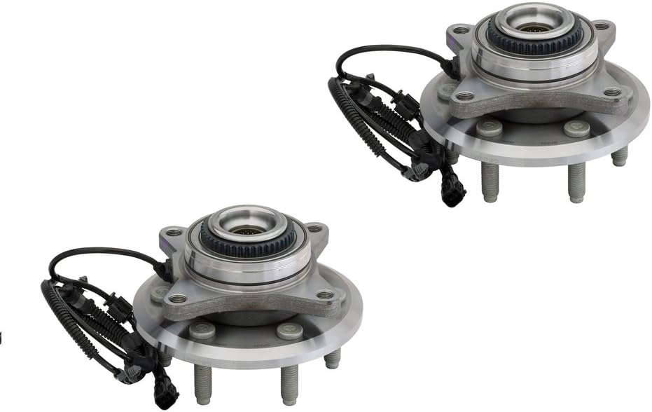 2 DTA Front Wheel Bearing & Hub Assemblies NT515142 x2 Compatible with 2011-2014 Ford F150 Expedition, Lincoln Navigator. 6 Studs, 4WD/AWD Model Only
