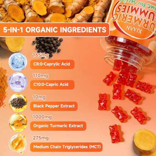 XIAAN Organic Turmeric Gummies