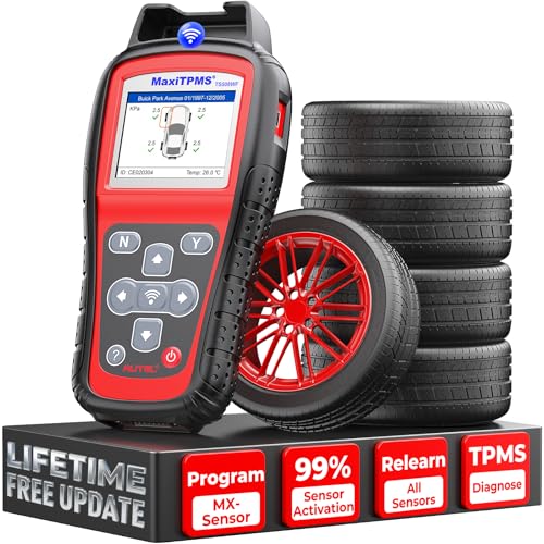 Autel TPMS Programming Tool TS508WF, TPMS Reset Tool with Lifetime Free Updates, WiFi Version of TS408 TS508 TS501 TS601, Activate Relearn Diagnose All TPMS Sensors, TPMS Scan Tool for Pros & DIYers
